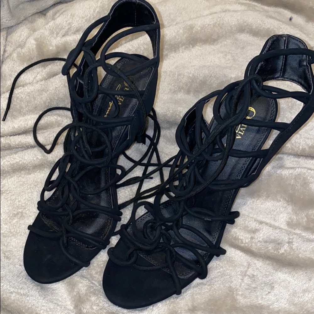 Black heels